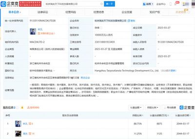 脉脉在杭州成立新公司,注册资本1亿
